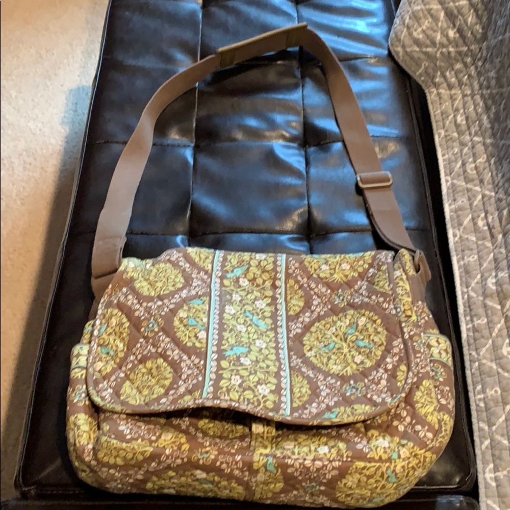Vera Bradley Sittin in a Tree Messenger Bag